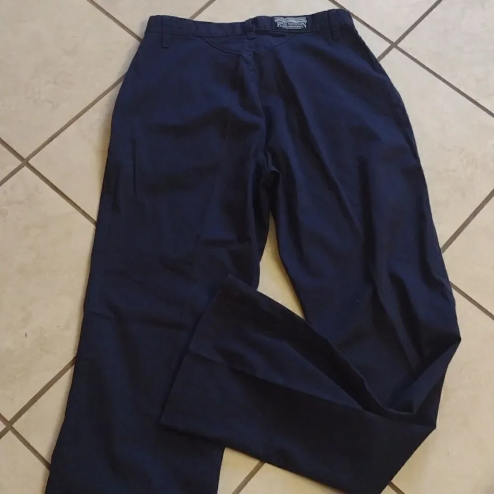 Rockies vintage high-rise navy blue trouser size 10 Long